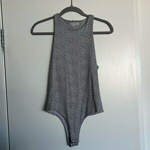 gaze small light gray animal print bodysuit. Only worn once!